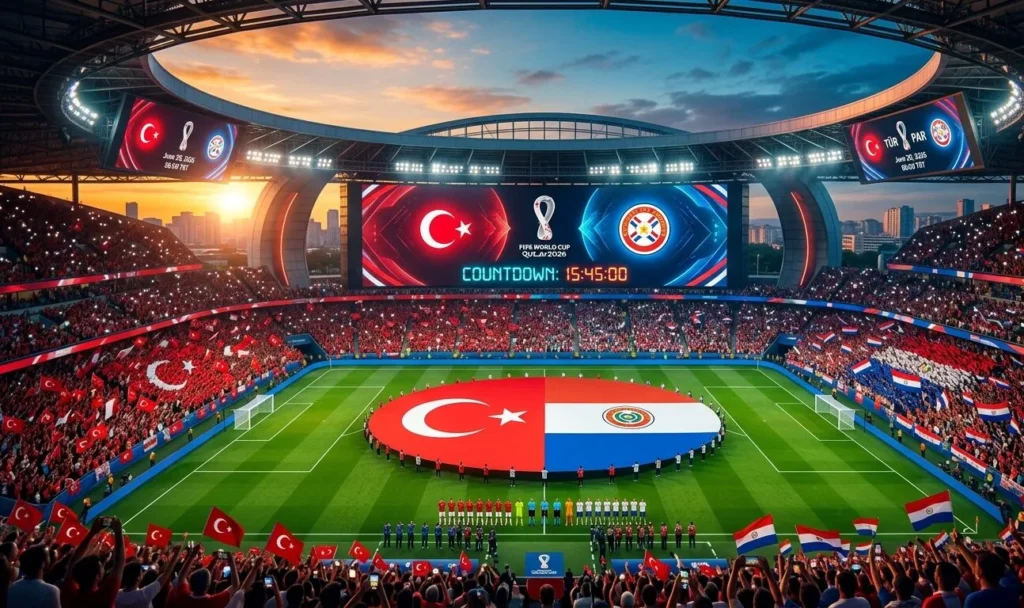 Türkiye-Paraguay Dünya Kupası maçında geri sayım başladı!