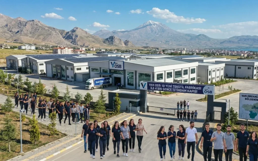 Van OSB'de 10 yeni tekstil fabrikası!